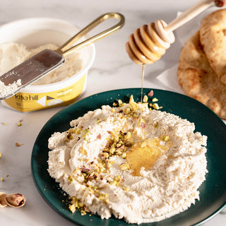 Ricotta with Pistachios and "Honey"