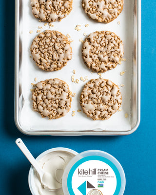 Oatmeal Cookies with Cream Cheese Frosting