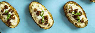 Plant-Based Twice Baked Ranch Potatoes