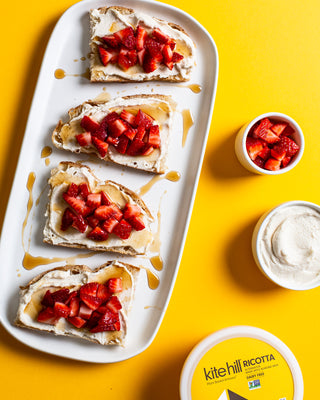 Whipped Ricotta Toast with Strawberries