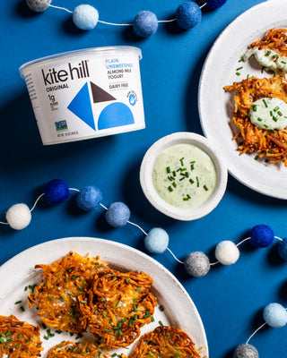 Latkes with Herb Yogurt Dipping Sauce