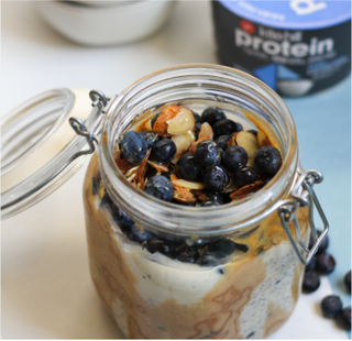 Protein-Packed Blueberry Overnight Oats for 2